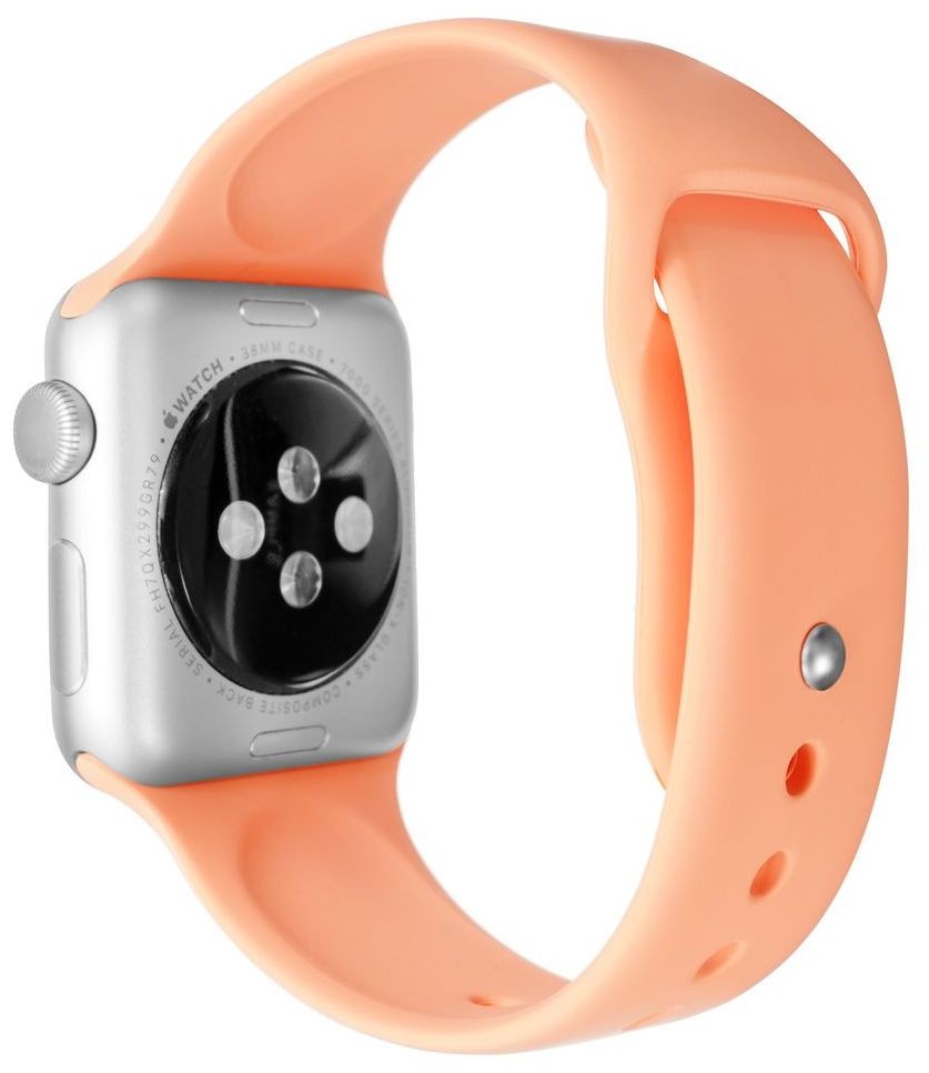 Ремешок Smart Band для Apple Watch 38/40 S/M оранжевый