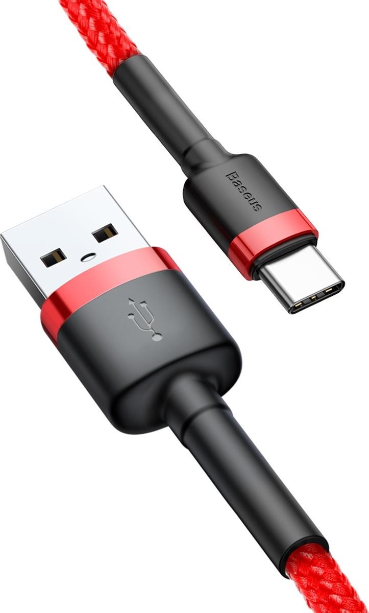 Кабель Baseus Cafule USB Type-C 3м Black-Red