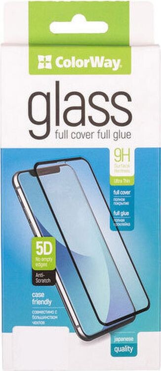 Защитное стекло ColorWay Full Cover Full Glue Black для ZTE BLADE V30