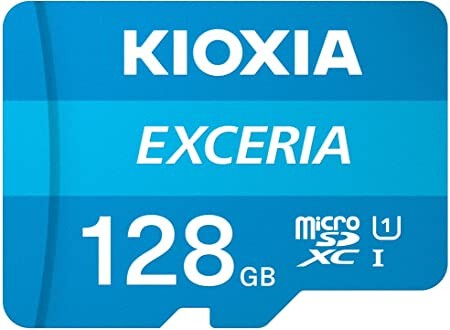Карта памяти Kioxia Exceria microSDXC UHS-I 128GB class10+SD (LMEX1L128GG2)