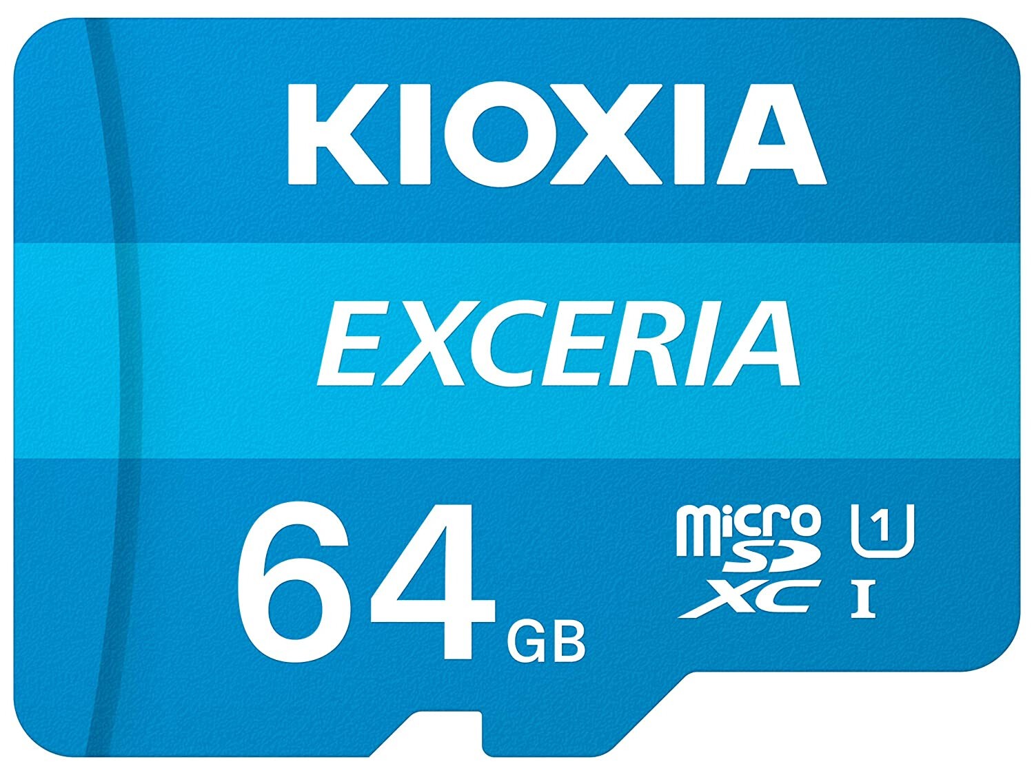 Карта памяти Kioxia Exceria microSDXC UHS-I 64GB class10+SD (LMEX1L064GG2)