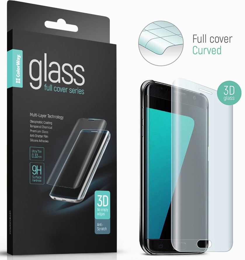 Защитное стекло ColorWay Full Cover Full Glue Black для Samsung A22 (A225)