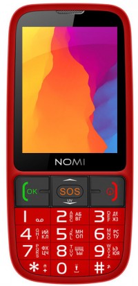 Мобильный телефон Nomi i281+ Red (красный.)