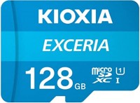 Карта памяти Kioxia Exceria microSDXC UHS-I 128GB class10+SD (LMEX1L128GG2)