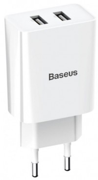 Зарядное устройство Baseus Mini DualU 10.5W White