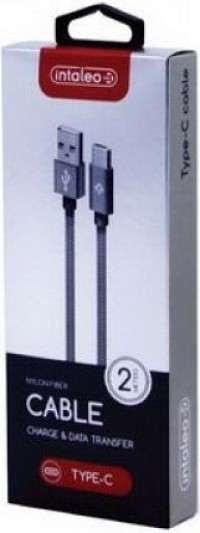 Кабель Intaleo USB Type-C 2м (CBGNYT2) серый