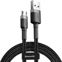 Кабель Baseus USB to Micro 2A 3m (CAMKLF-HG1) серо/черн