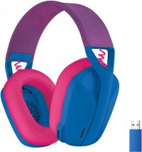 Наушники LOGITECH G435 LIGHTSPEED Wireless Gaming Headset (981-001062) Blue
