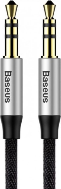 Аудиокабель Baseus Yiven AUX 3.5mm 1.5m (CAM30-CS1) серебристо-черный