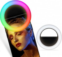 Селфи кольцо XOKO BS-007U Black RGB LED 9см