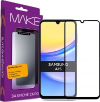 Защитное стекло MAKE FC FG черное для Samsung A15