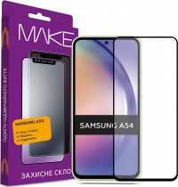 Защитное стекло MakeFuture FC FG черное для Samsung A34