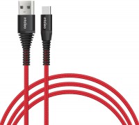 Кабель Intaleo USB - Type-C 1,2м (CBRNYT1) красный