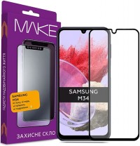 Защитное стекло MAKE FC FG черное для Samsung M34