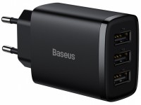 Зарядное устройство для Baseus Compact 3U 17W (CCXJ020101) черный