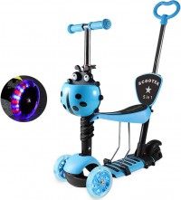 Детский 3-х колесный самокат Scooter 5 в 1 FYS-2864 Blue