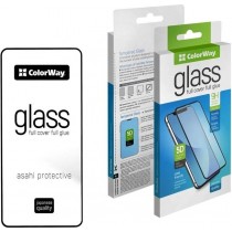 Защитное стекло ColorWay 9H FC glue черное для Motorola G54