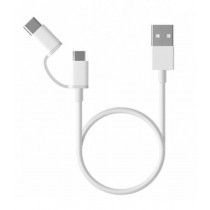 Кабель Xiaomi Mi 2in1 USB Cable micro/type-c 1м White