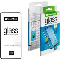 Защитное стекло ColorWay 9H FC glue черное для Motorola G84