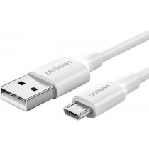 Кабель UGREEN US289 USB to MicroUSB 2A 1m белый