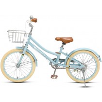 Велосипед спортивный детский Montasen 20'' Steel M8034 BLUE (with basket)