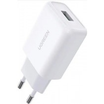 Зарядное устройство UGREEN CD122 18W USB QC 3.0 Charger (10133) White