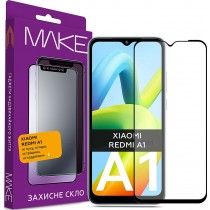 Защитное стекло MakeFuture Xiaomi Redmi A1 FC FG черное