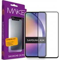 Защитное стекло MakeFuture FC FG черное для Samsung A34
