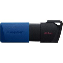 Флэш-память USB Kingston DT Exodia M 64GB Black + Blue USB 3.2 (DTXM/64GB)