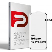Защитное стекло ArmorStandart Black(ARM71485) для Apple iPhone 15 Pro Max