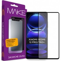 Защитное стекло MAKE FC FG черное для Xiaomi Redmi Note 12 Pro 5G