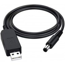 Кабель Power Boost cable USB - DC 5.5x2.1 12V 1 м черный