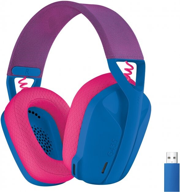 Навушники LOGITECH G435 LIGHTSPEED Wireless Gaming Headset (981-001062) Blue