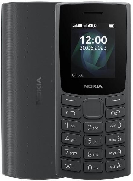 Nokia 105 SS 2023 Charcoal (no charger)