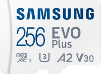 Карта пам'яті Samsung Evo Plus microSDXC 256GB UHS-I U3 V30 A2 + SD адаптер (MB-MC256KA/EU)