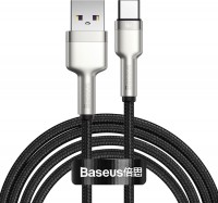 Кабель Baseus USB to Type-C 66W 2m (CAKF000201) чорний