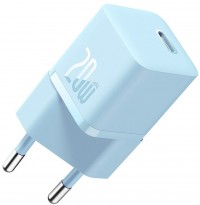Зарядний пристрій Baseus GaN5 FC mini 1C 20W (CCGN050103) блакитний