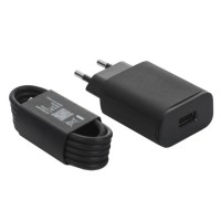 Зарядний пристрій MOTOROLA 20W USB-A + кабель 1m USB-C (SJMC202-C) чорний