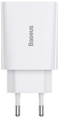 Зарядний пристрій Baseus 20W QC 1С White (CCFS-SN02)