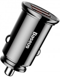 Зарядное устройство Baseus Circular Plastic A+A 30W Dual QC3.0 Black (CCALL-YD01)