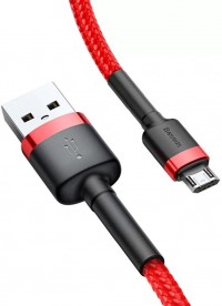 Кабель Baseus USB to Micro 2.4A 1m (CAMKLF-B09) Red/Red