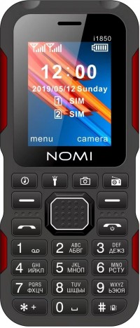 Nomi i1850 Black-red (чорно-червоний)
