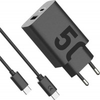 Зарядний пристрій MOTOROLA 50W U+C + кабель USB-C (SJMC502)