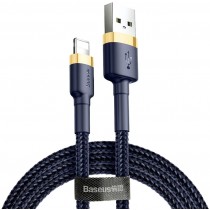 Кабель Baseus USB to Lightning 2.4A 1m (CALKLF-BV3) зол/синій