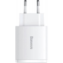 Зарядний пристрій Baseus Compact QC 2U+C 30W (CCXJ-E02) білий