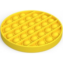 Игрушка антистресс Rodent Pioneer Pop It Yellow circle Plastic bag (SD-GT-C001)