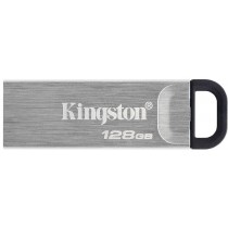 Флеш-память Kingston DT Kyson 128GB USB 3.2 Silver/Black (DTKN/128GB)