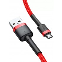 Кабель Baseus USB to Micro 2.4A 1m (CAMKLF-B09) Red/Red