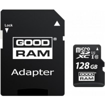 Карта пам'яті Goodram microSDXC 128GB UHS-I class 10 + adapter (M1AA-1280R12)